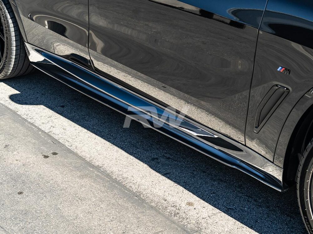 RW Carbon BMW G05 X5 / F95 X5M RWS CF Side Skirt Extensions - Image 14