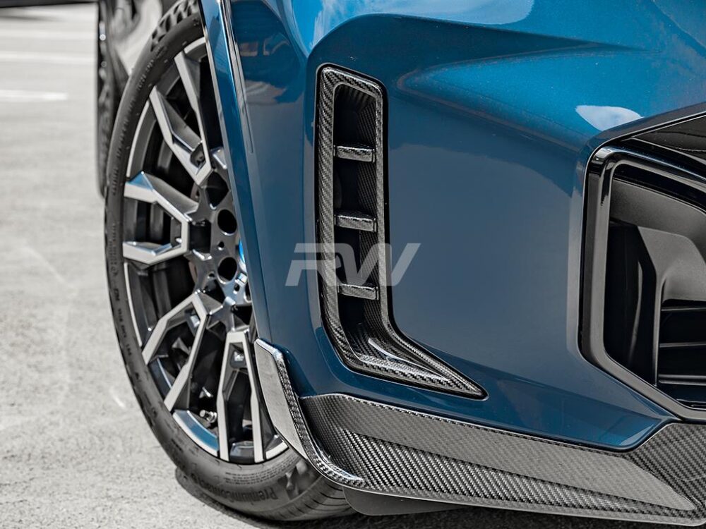 RW Carbon BMW G05 X5 LCI Carbon Fiber Front Vent Trims - Image 5