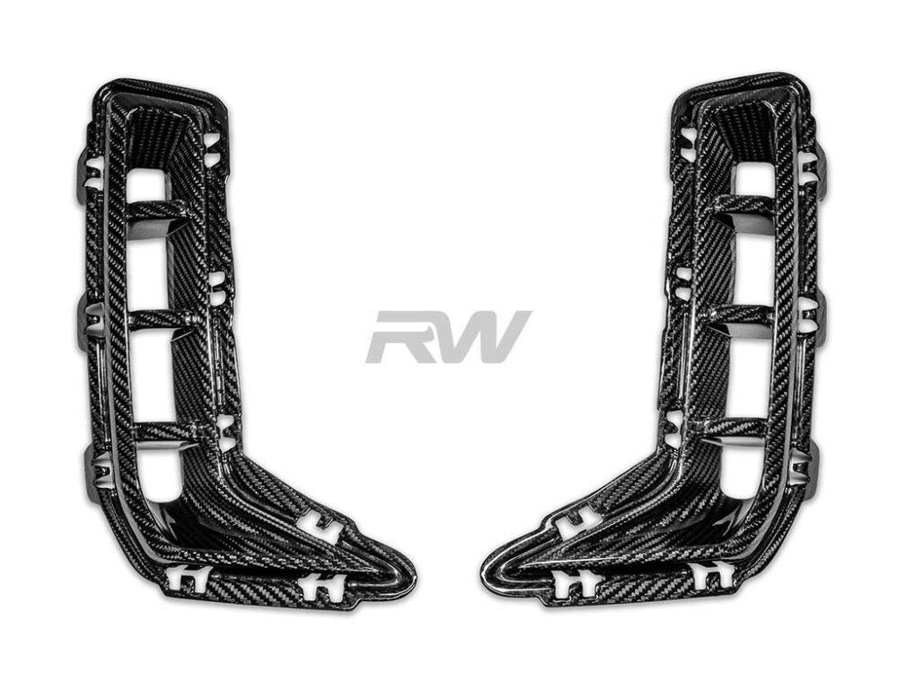 RW Carbon BMW G05 X5 LCI Carbon Fiber Front Vent Trims - Image 6
