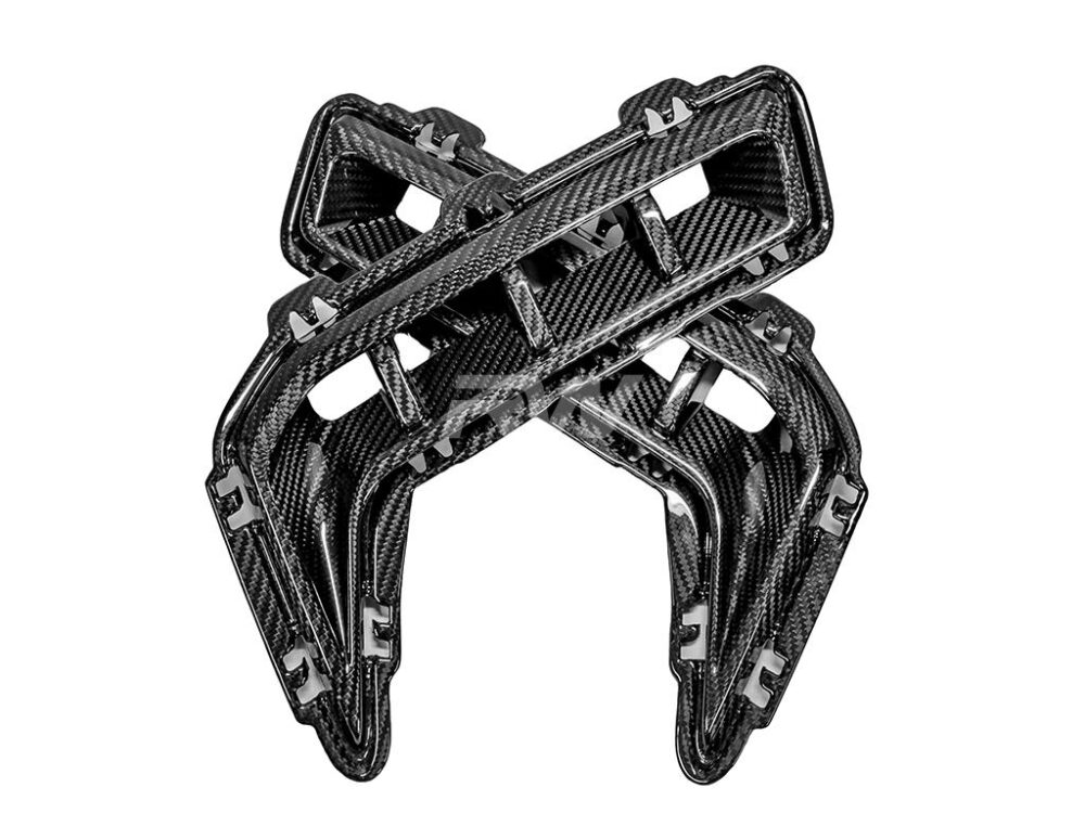 RW Carbon BMW G05 X5 LCI Carbon Fiber Front Vent Trims - Image 8