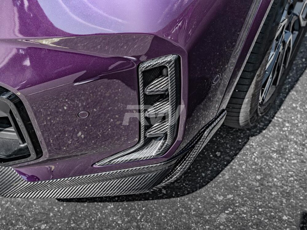 RW Carbon BMW G05 X5 LCI Carbon Fiber Front Vent Trims - Image 2