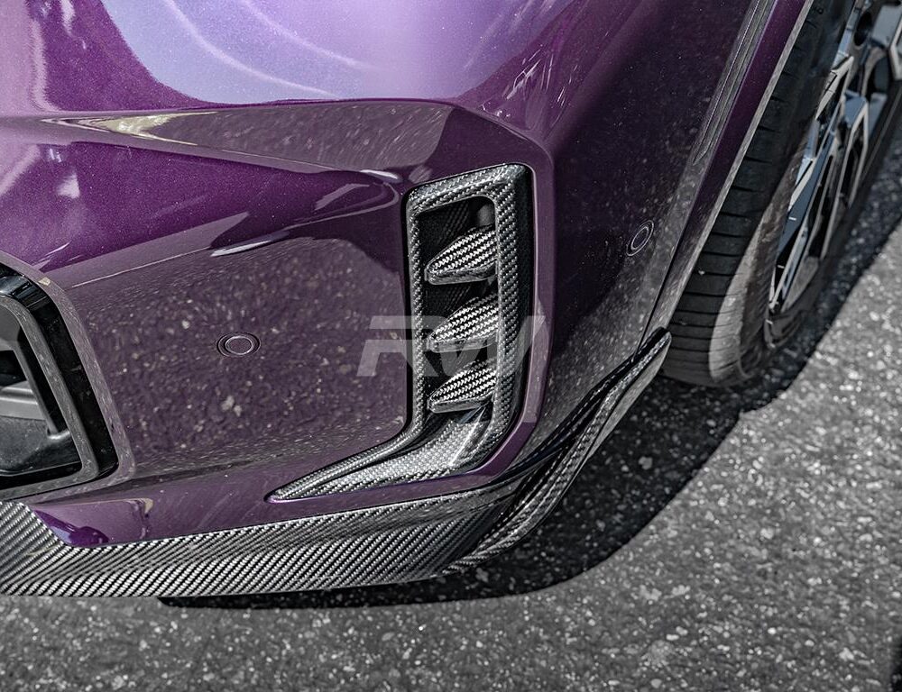 Alternative view of RW Carbon BMW G05 X5 LCI Carbon Fiber Front Vent Trims
