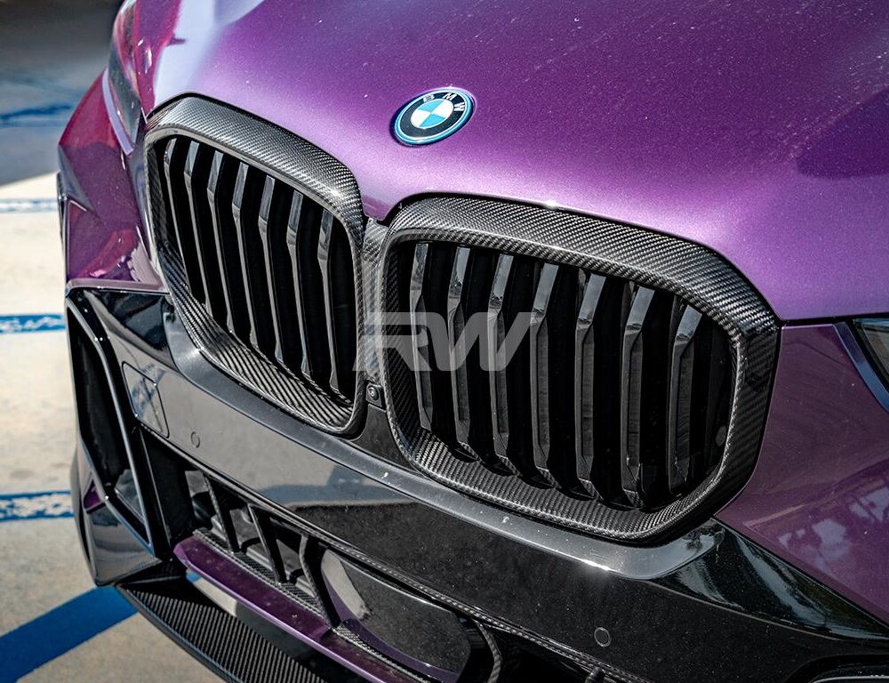 RW Carbon BMW G05 X5 LCI Carbon Fiber Grille Surrounds