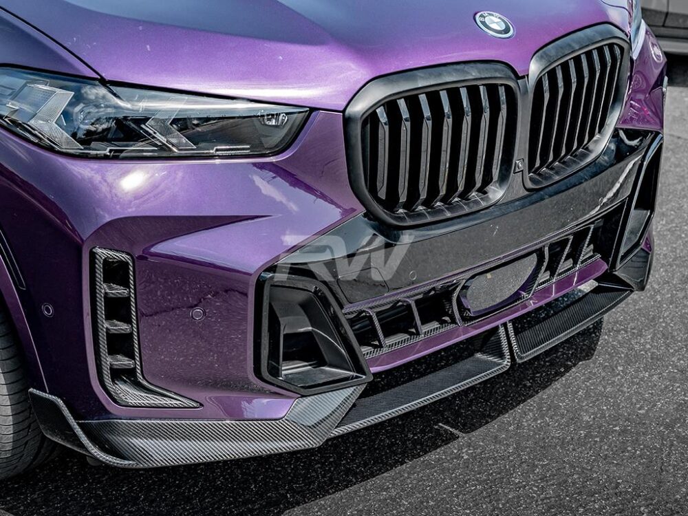 RW Carbon BMW G05 X5 LCI Carbon Fiber Performance Style Front Lip