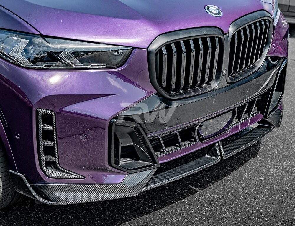 RW Carbon BMW G05 X5 LCI Carbon Fiber Performance Style Front Lip