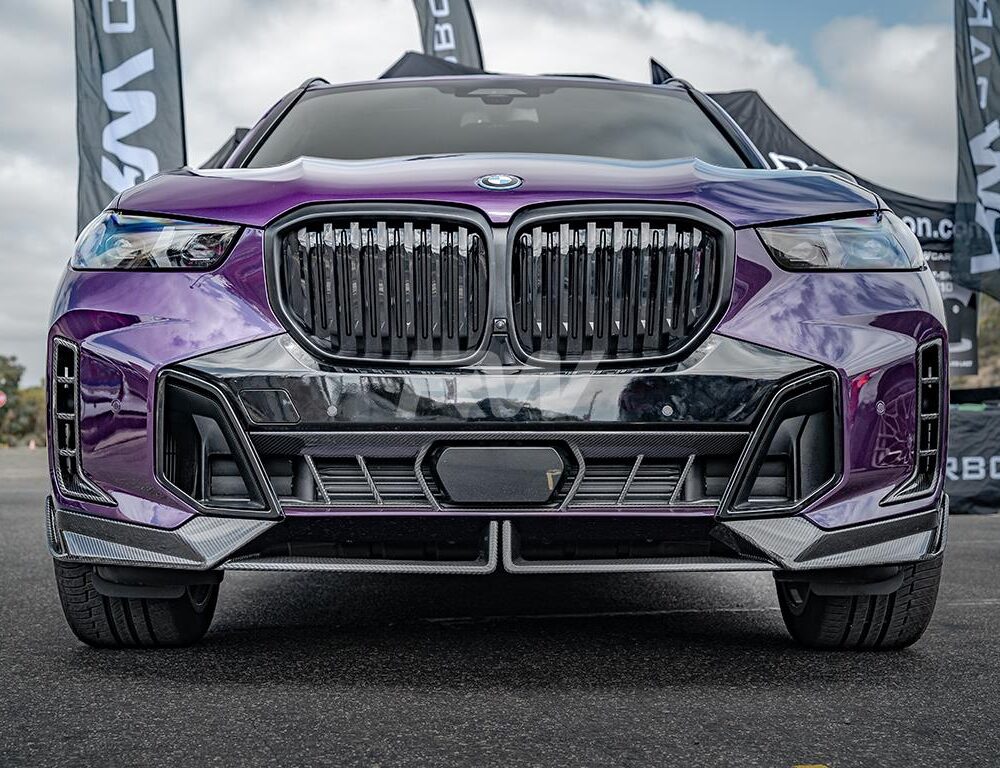 Alternative view of RW Carbon BMW G05 X5 LCI OEM Style CF Center Bumper Trim
