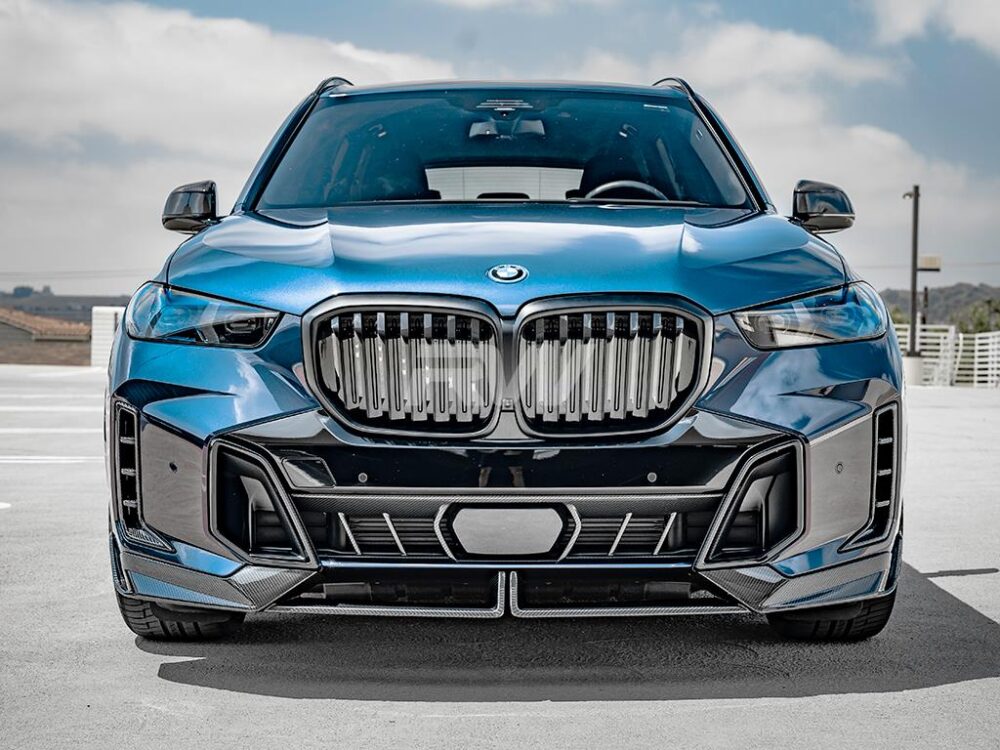 RW Carbon BMW G05 X5 LCI OEM Style CF Center Bumper Trim - Image 5