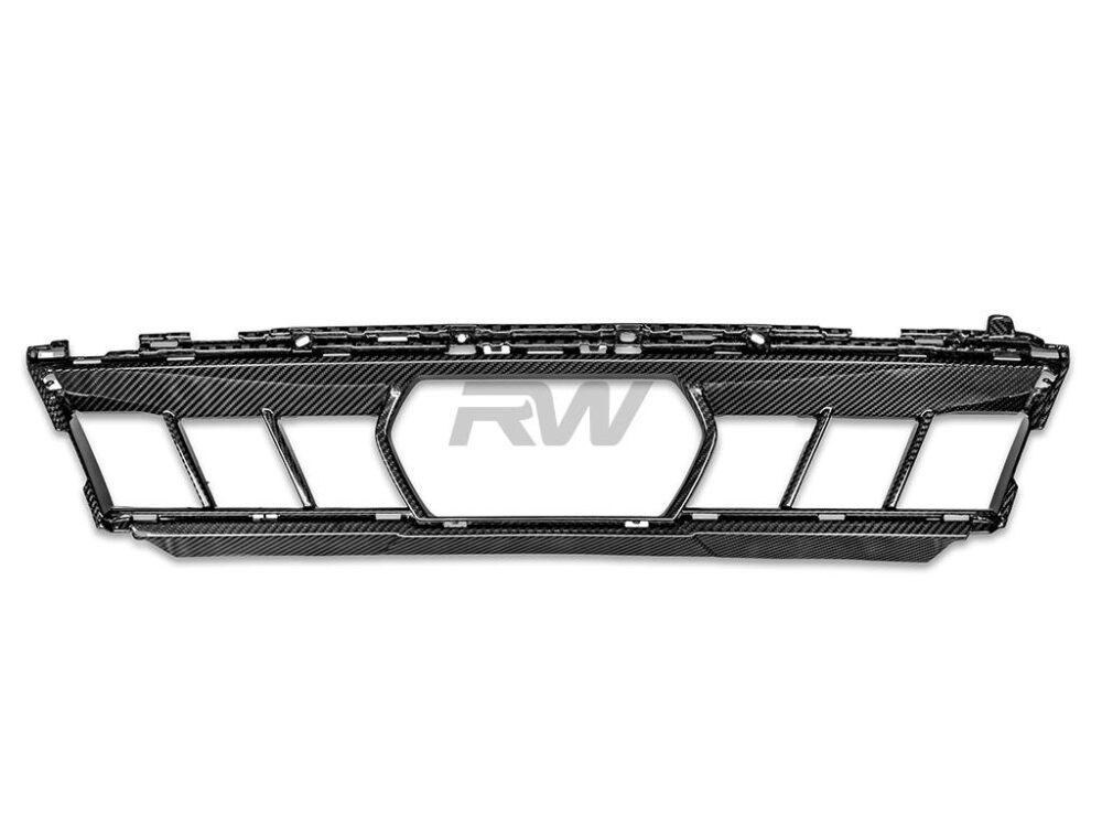 RW Carbon BMW G05 X5 LCI OEM Style CF Center Bumper Trim - Image 7
