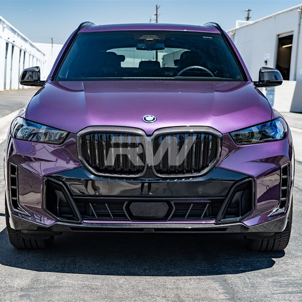 Alternative view of RW Carbon BMW G05 X5 LCI RWS Carbon Fiber Front Lip