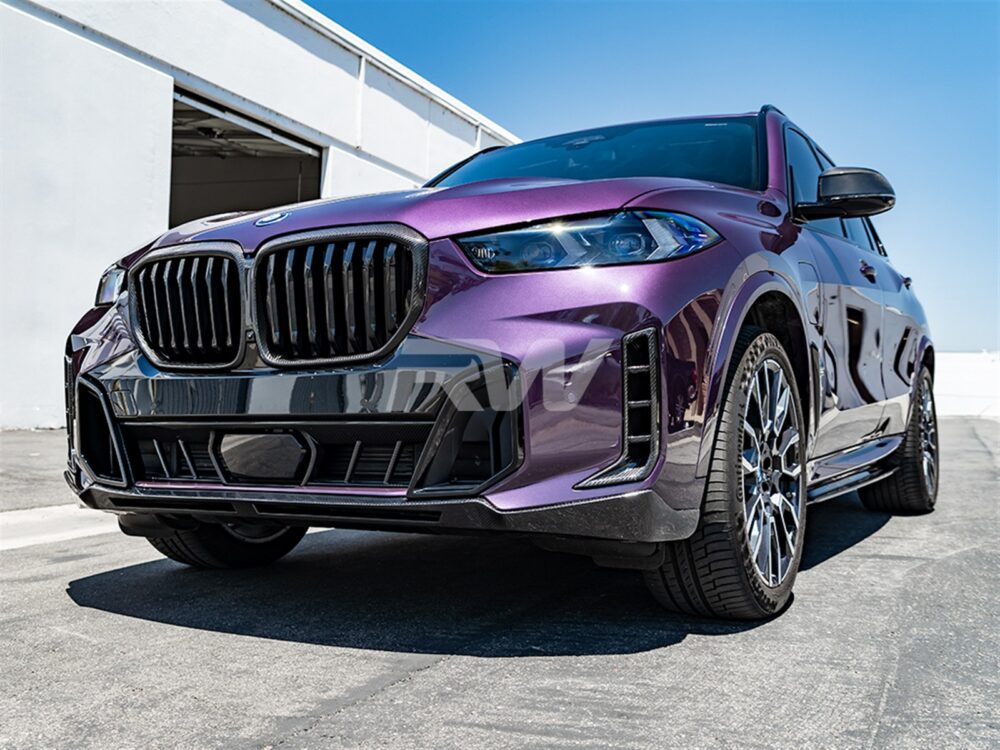 RW Carbon BMW G05 X5 LCI RWS Carbon Fiber Front Lip - Image 5