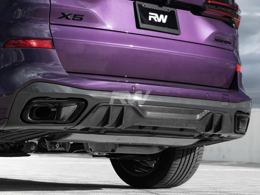 RW Carbon BMW G05 X5 Performance Style CF Rear Diffuser