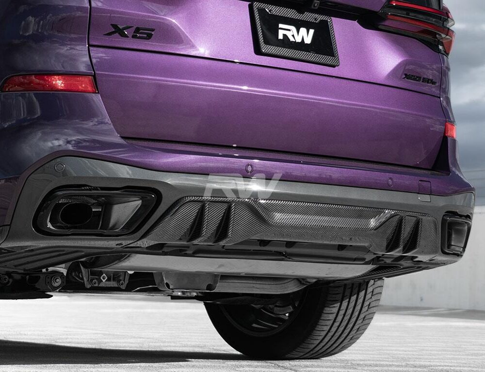 RW Carbon BMW G05 X5 Performance Style CF Rear Diffuser