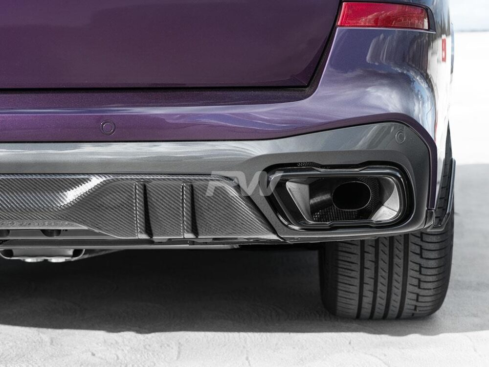 RW Carbon BMW G05 X5 Performance Style CF Rear Diffuser - Image 11