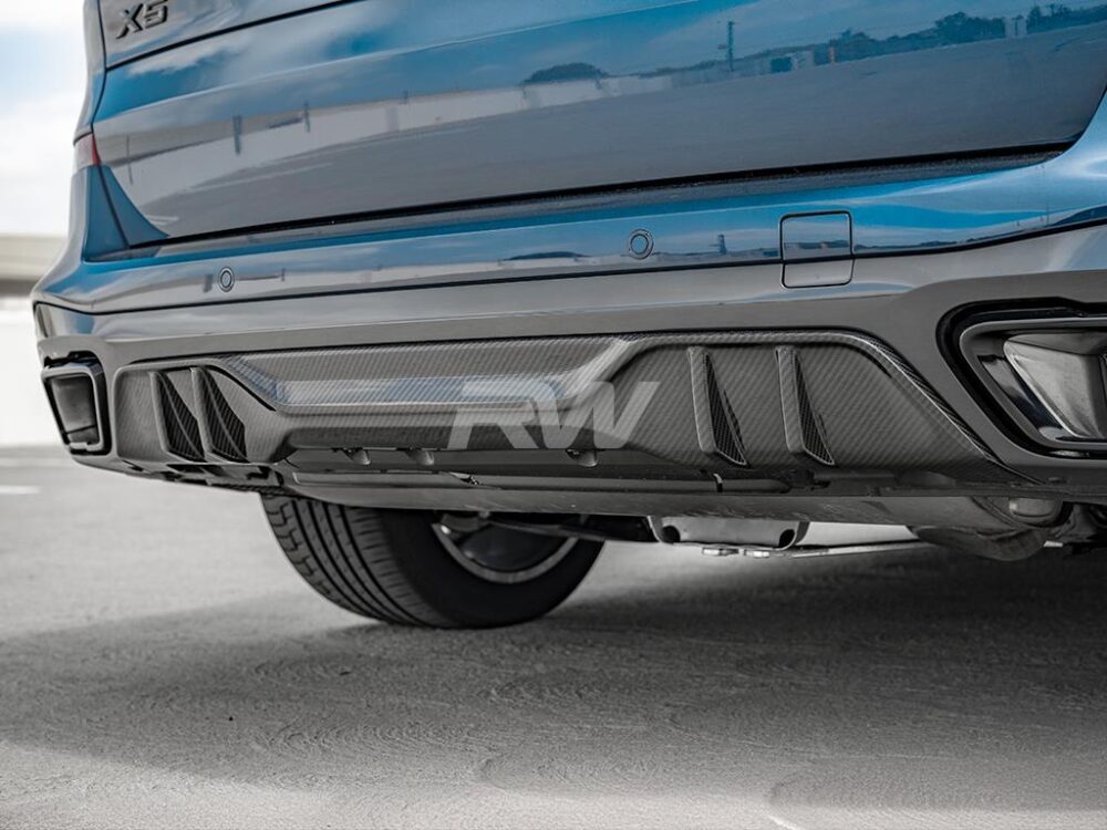 RW Carbon BMW G05 X5 Performance Style CF Rear Diffuser - Image 10