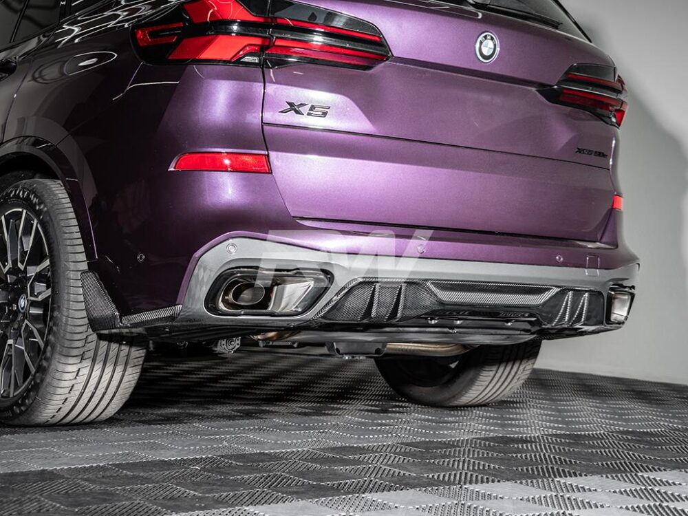 RW Carbon BMW G05 X5 Performance Style CF Rear Diffuser - Image 7