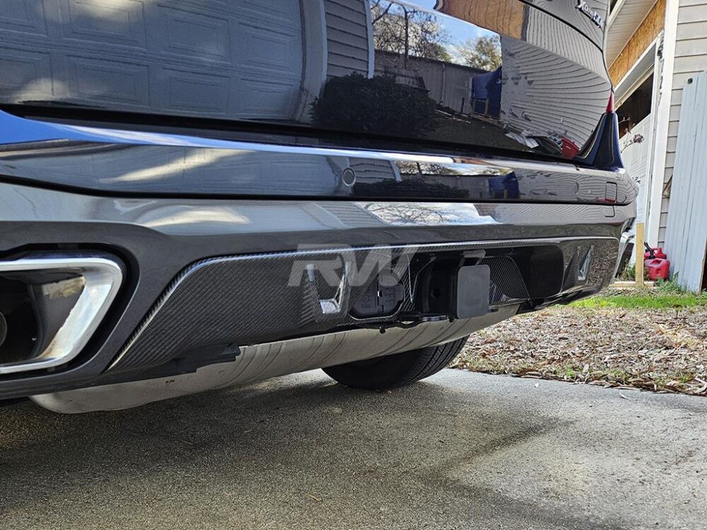 RW Carbon BMW G05 X5 Tow Package Carbon Fiber Diffuser