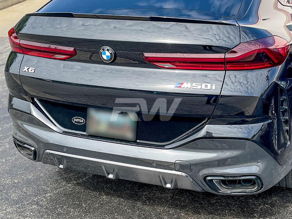 RW Carbon BMW G06 X6 Carbon Fiber Diffuser