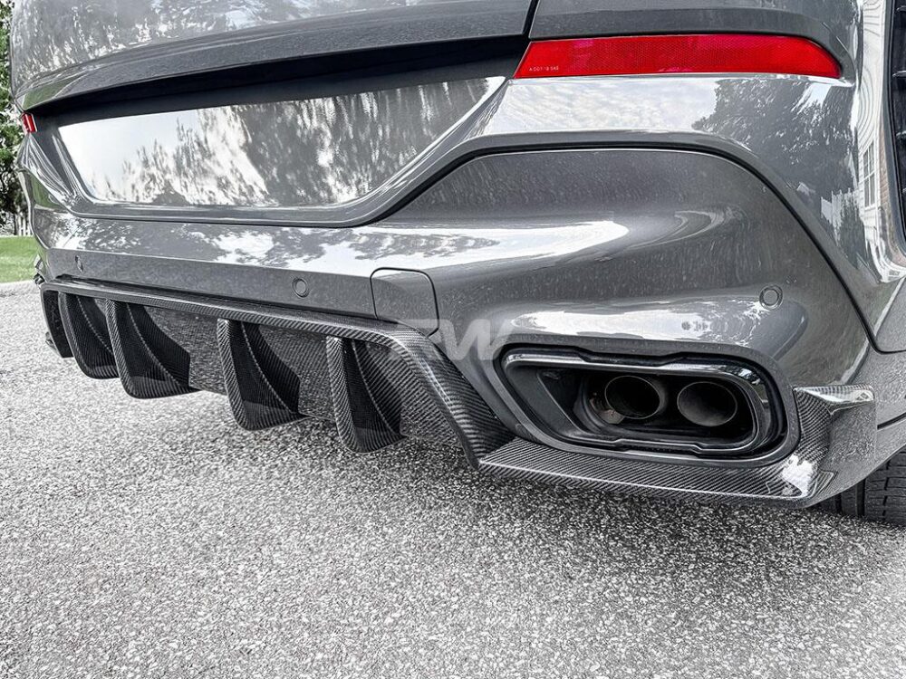 RW Carbon BMW G06 X6 DTM Carbon Fiber Diffuser