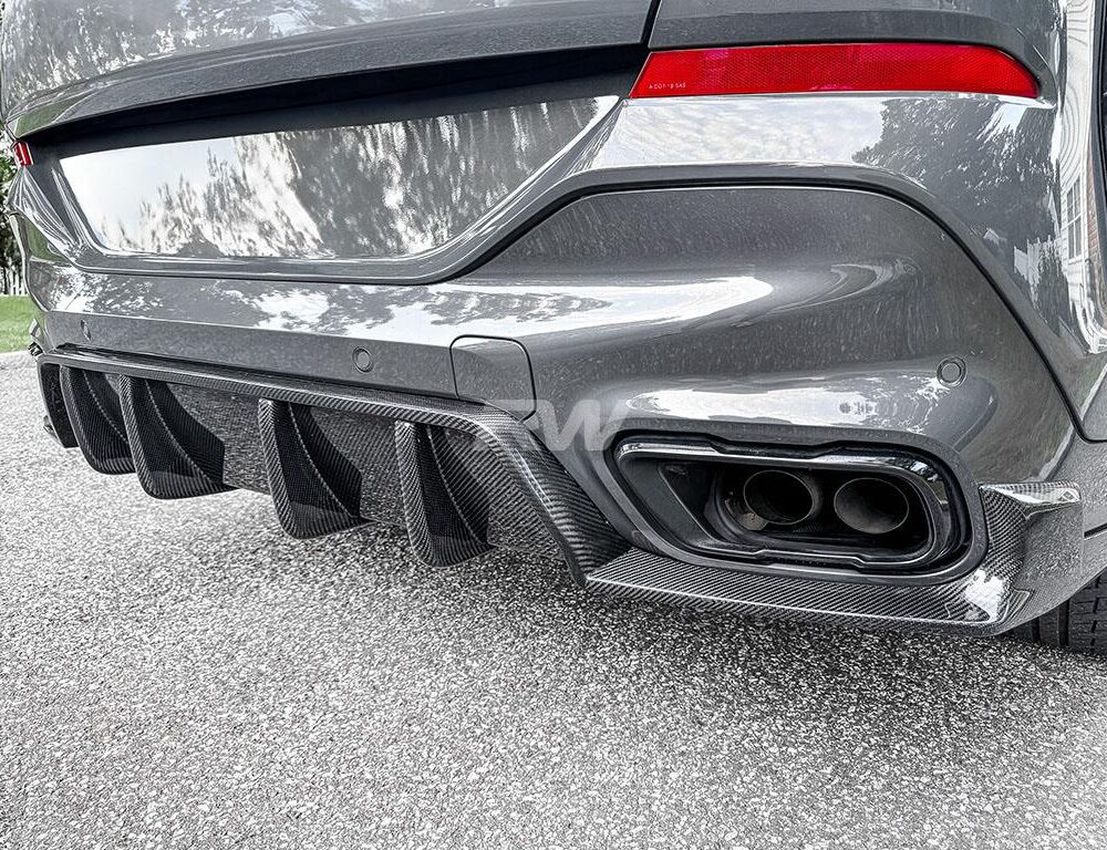 RW Carbon BMW G06 X6 DTM Carbon Fiber Diffuser
