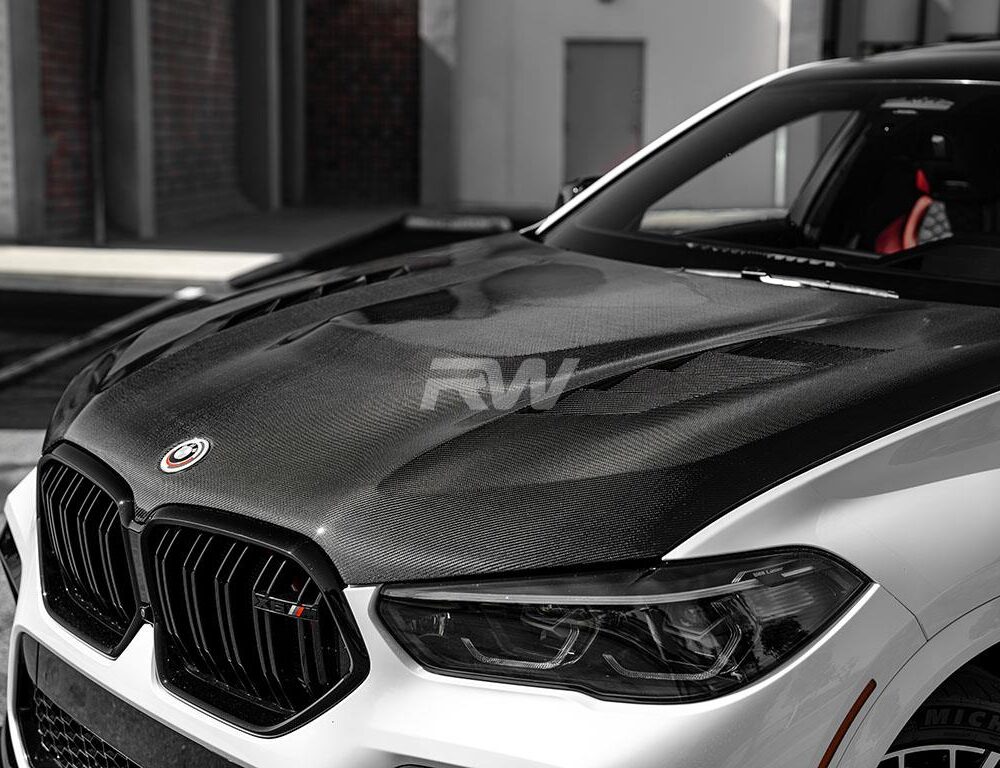 RW Carbon BMW G06 X6 F96 X6M Carbon Fiber Hood
