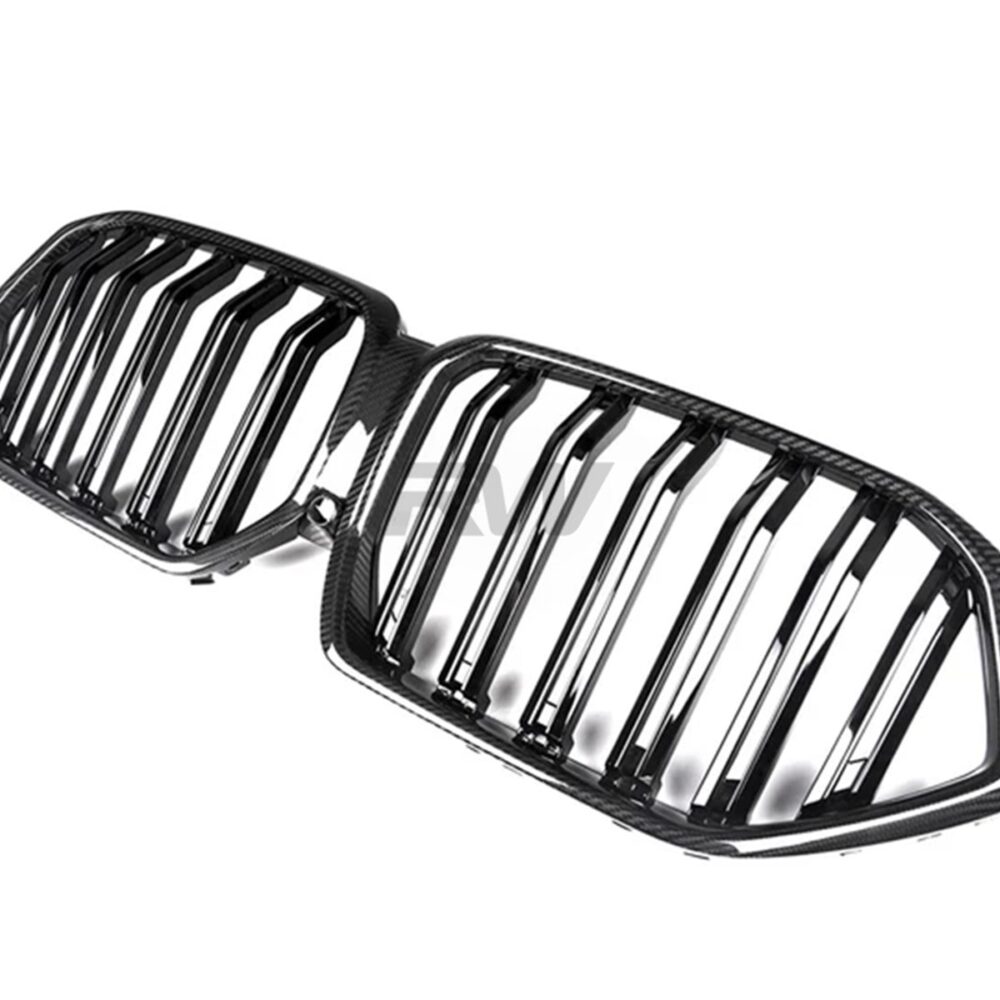 Alternative view of RW Carbon BMW G06 X6 LCI Dual-Slat Carbon Fiber Grille