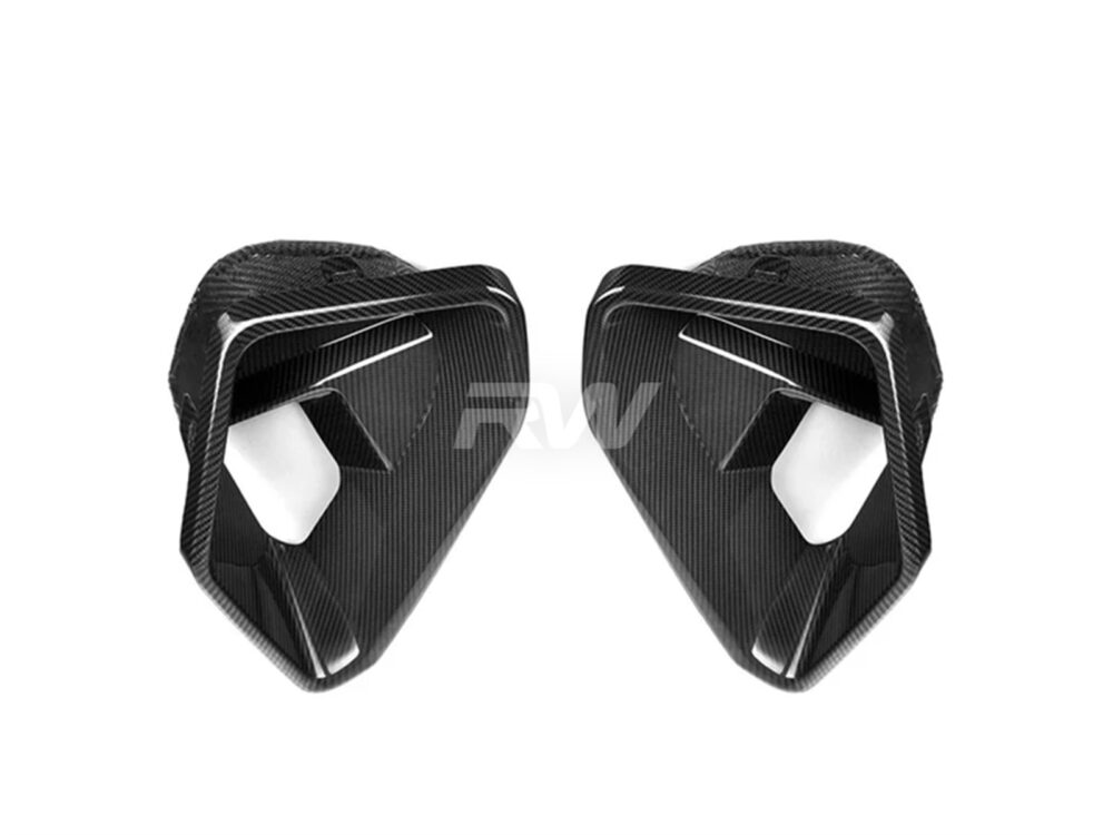 RW Carbon BMW G06 X6 M-Sport LCI CF Front Bumper Air Vents - Image 2