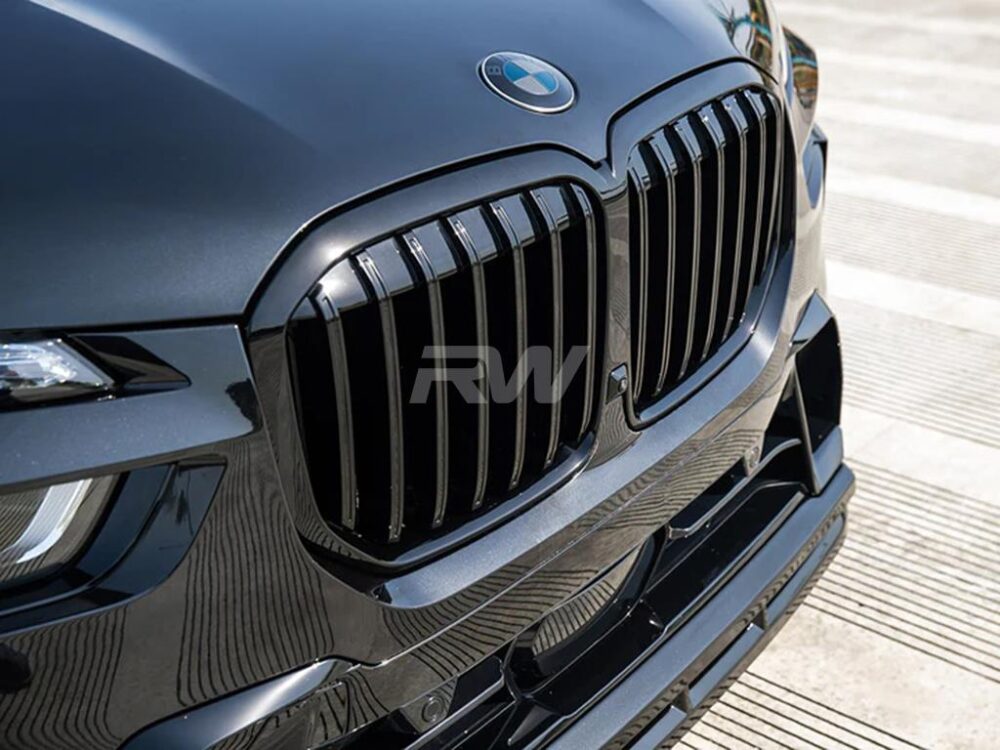 RW Carbon BMW G07 X7 LCI Glazing Black Front Grilles
