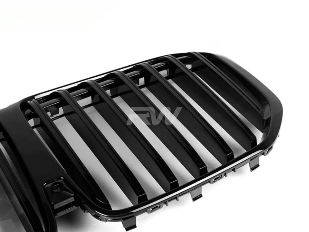 RW Carbon BMW G07 X7 LCI Glazing Black Front Grilles - Image 5