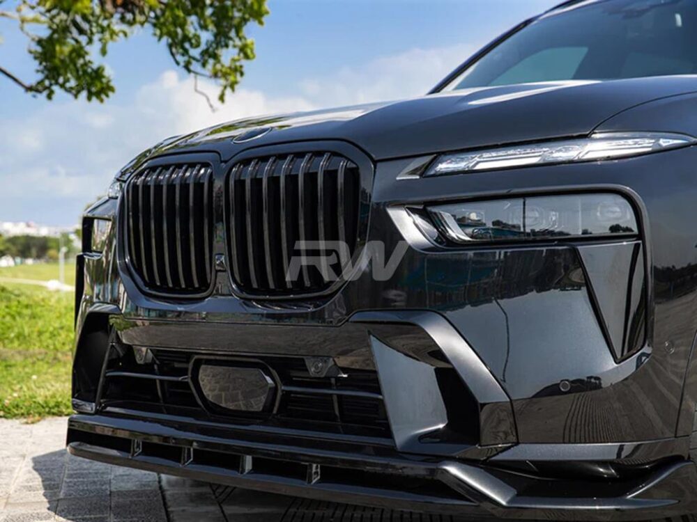 RW Carbon BMW G07 X7 LCI Glazing Black Front Grilles - Image 3