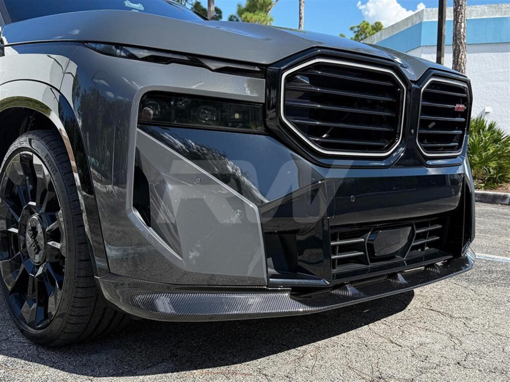 RW Carbon BMW G09 XM 3D Style Carbon Fiber Front Lip