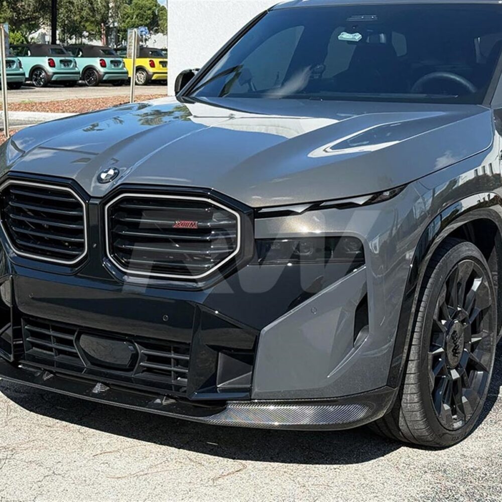 Alternative view of RW Carbon BMW G09 XM 3D Style Carbon Fiber Front Lip