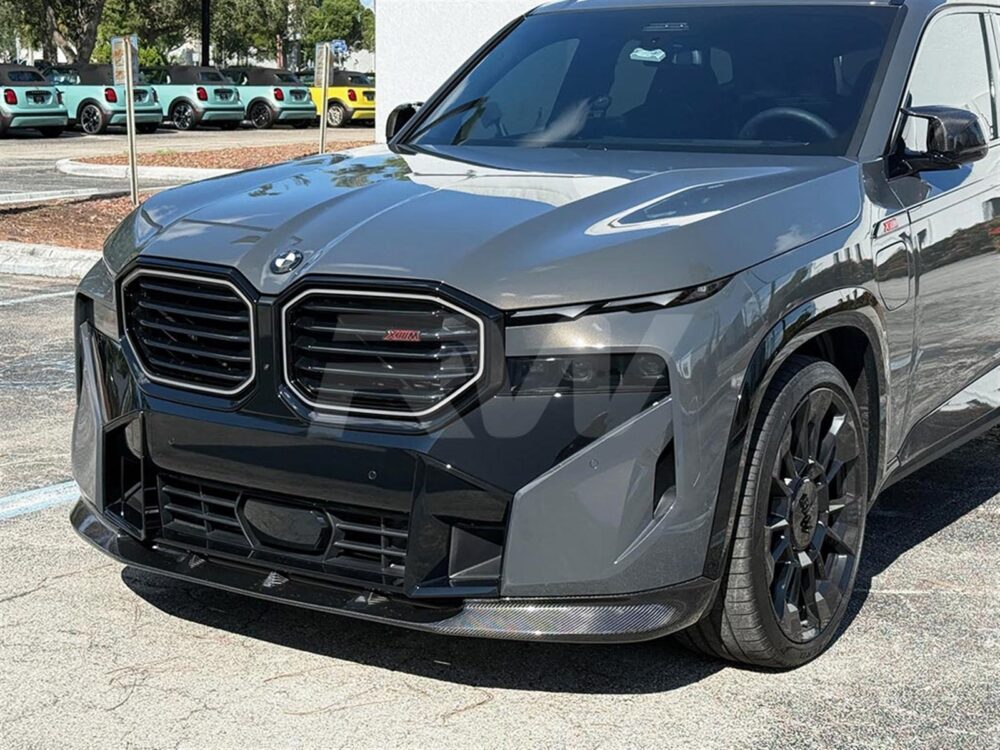 RW Carbon BMW G09 XM 3D Style Carbon Fiber Front Lip - Image 2