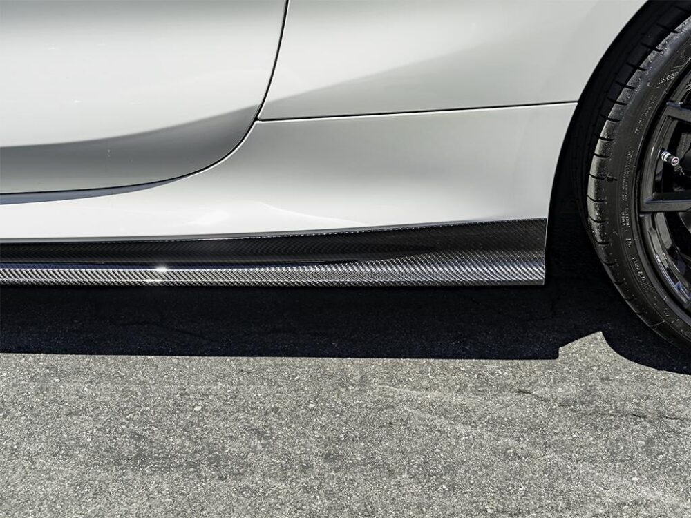 RW Carbon BMW G14 G15 F91 F92 Coupe/Vert CF Side Skirt Extensions - Image 2