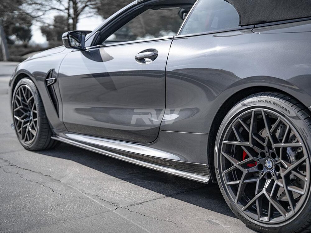 RW Carbon BMW G14 G15 F91 F92 Coupe/Vert CF Side Skirt Extensions - Image 9