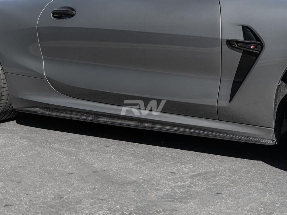 RW Carbon BMW G14 G15 F91 F92 Coupe/Vert Perf Style CF Side Skirts - Image 10