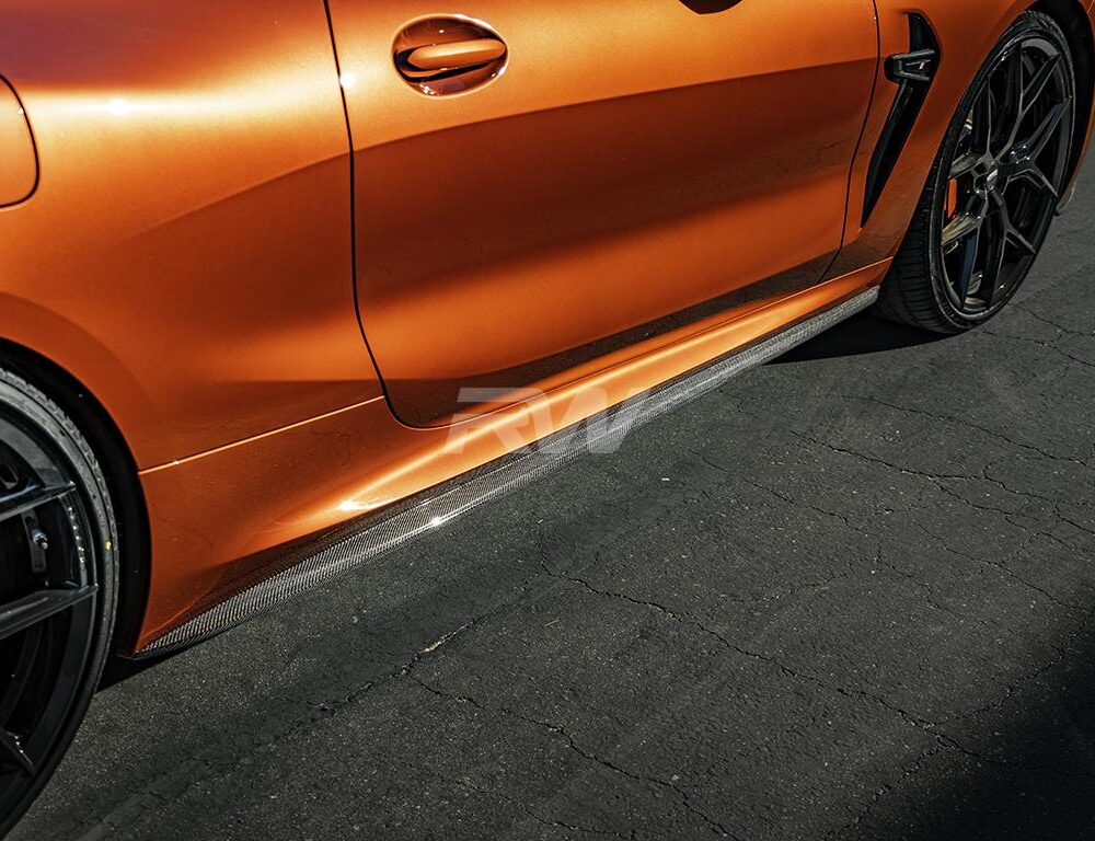 Alternative view of RW Carbon BMW G14 G15 F91 F92 Coupe/Vert Perf Style CF Side Skirts
