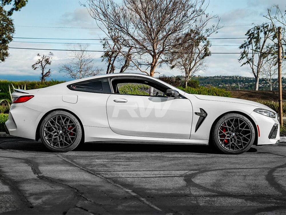 RW Carbon BMW G14 G15 F91 F92 Coupe/Vert Perf Style CF Side Skirts - Image 6