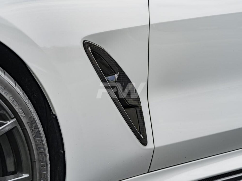 RW Carbon BMW G14 G15 G16 8 Series Carbon Fiber Fender Trims - Image 6