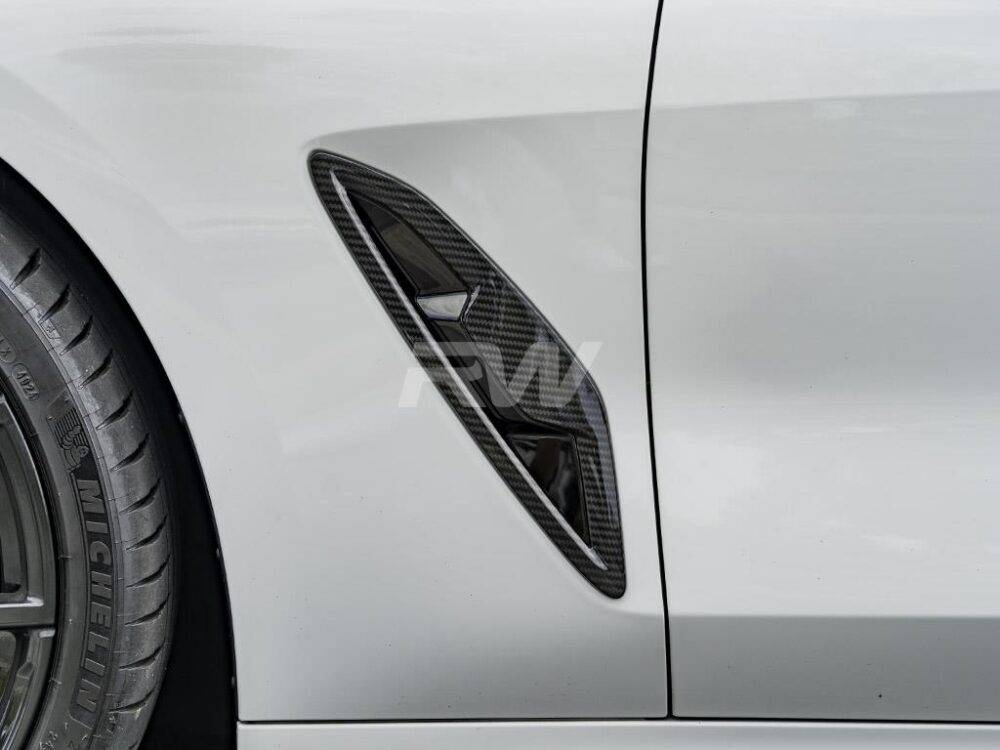 RW Carbon BMW G14 G15 G16 8 Series Carbon Fiber Fender Trims - Image 7