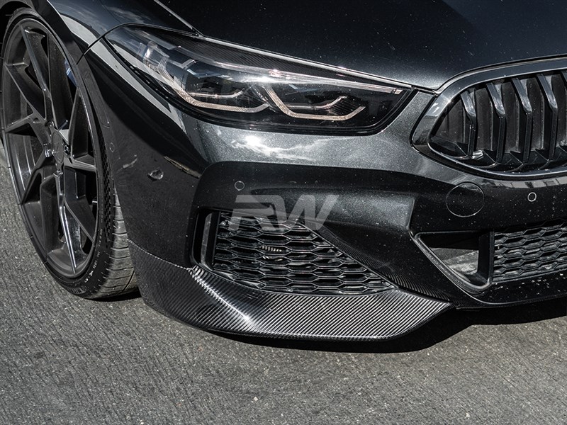 RW Carbon BMW G14 G15 G16 8 Series Carbon Fiber Front Splitters