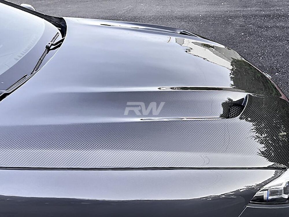 RW Carbon BMW G14 G15 G16 F91 F92 F93 M8 Carbon Fiber Hood - Image 11