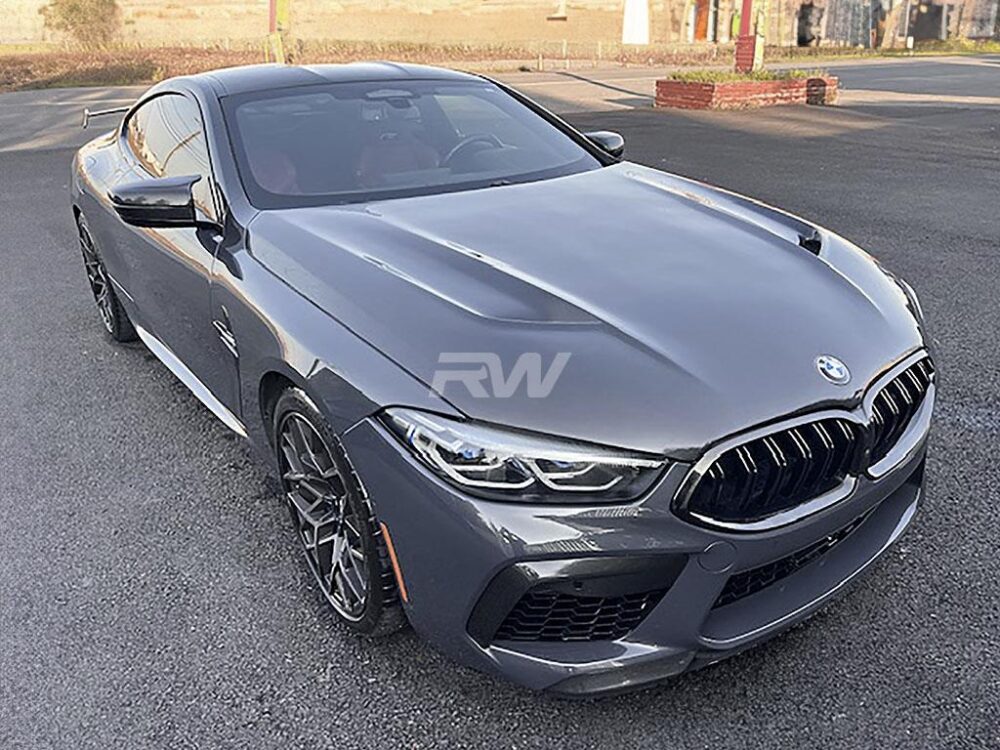 RW Carbon BMW G14 G15 G16 F91 F92 F93 M8 Carbon Fiber Hood - Image 4