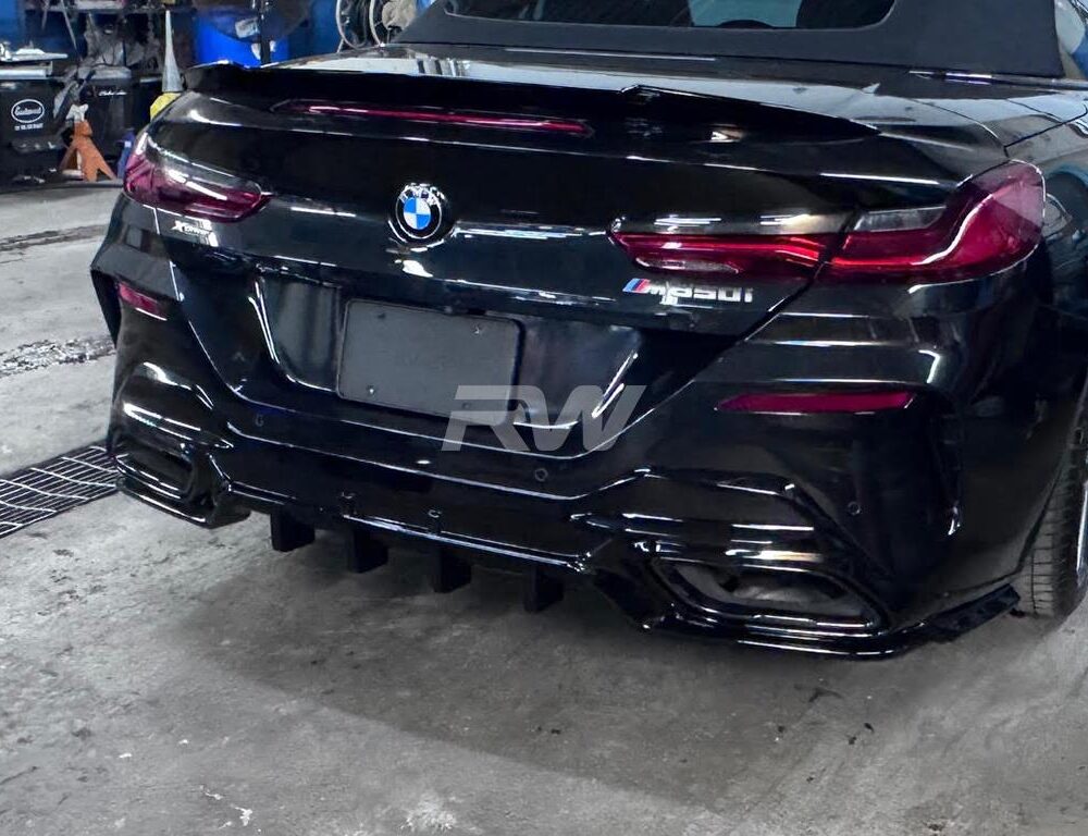 Alternative view of RW Carbon BMW G14 G15 G16 SQ Style CF Rear Diffuser