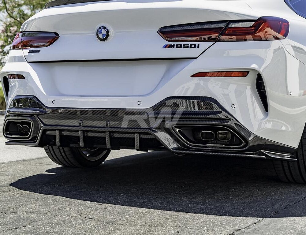 RW Carbon BMW G14 G15 G16 SQ Style CF Rear Diffuser