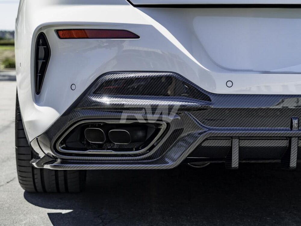 RW Carbon BMW G14 G15 G16 SQ Style CF Rear Diffuser - Image 9