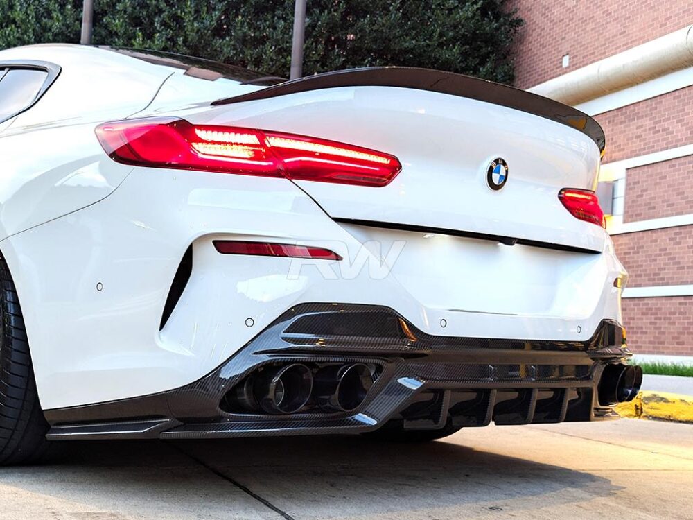 RW Carbon BMW G14 G15 G16 SQ Style CF Rear Diffuser - Image 7
