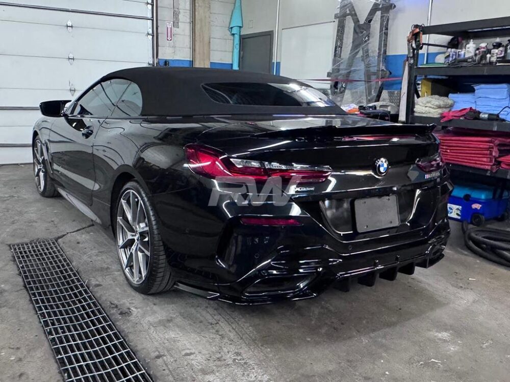 RW Carbon BMW G14 G15 G16 SQ Style CF Rear Diffuser - Image 4