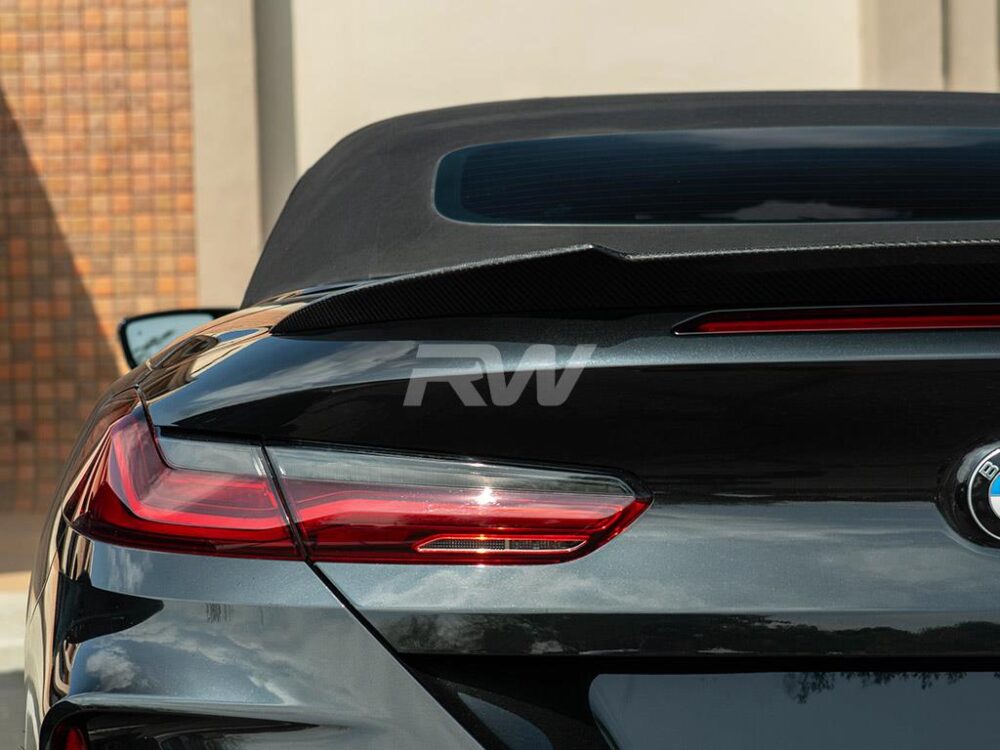 RW Carbon BMW G14/F91 M8 DTM Carbon Fiber Trunk Spoiler - Image 10