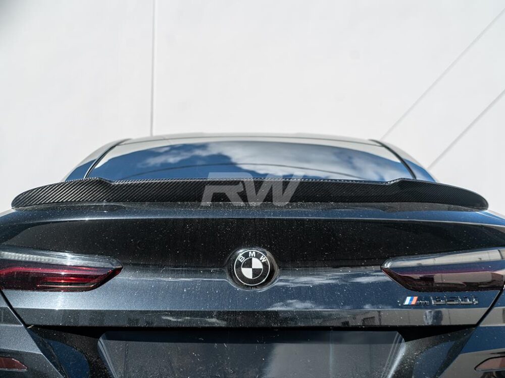 RW Carbon BMW G15/F92 M8 DTM Carbon Fiber Trunk Spoiler - Image 3