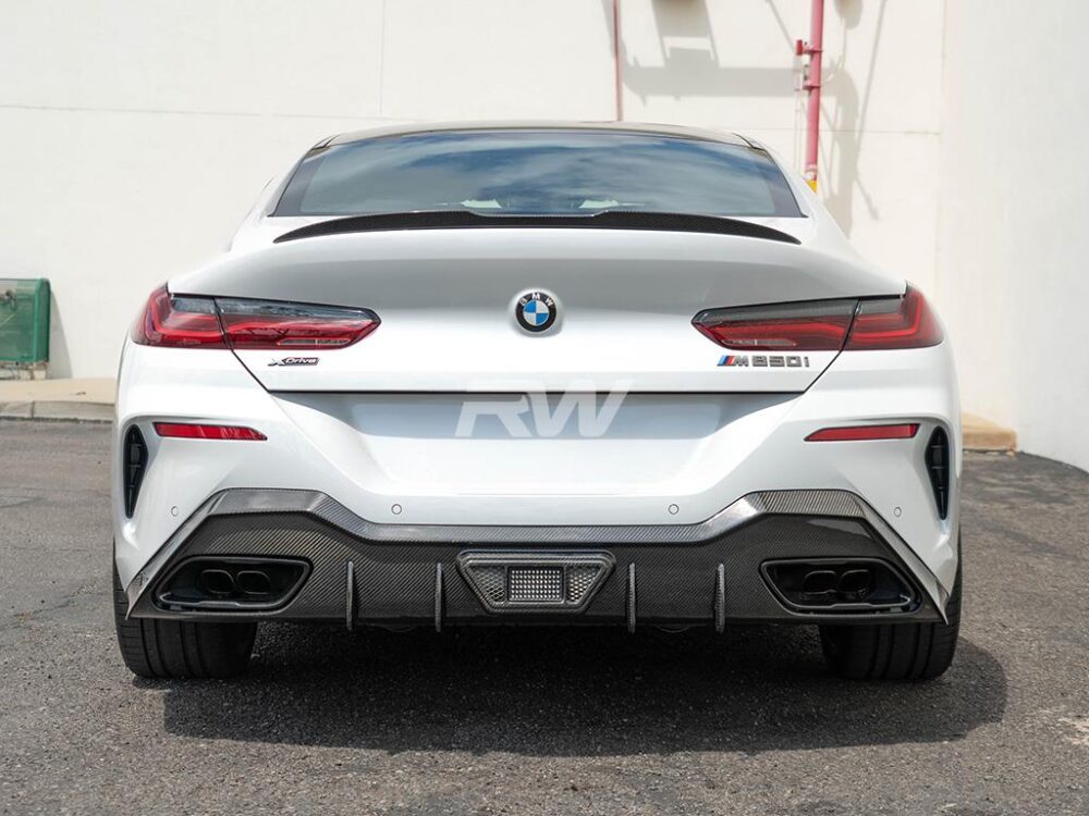RW Carbon BMW G16 8-Series Gran Coupe CF LED Diffuser - Image 2
